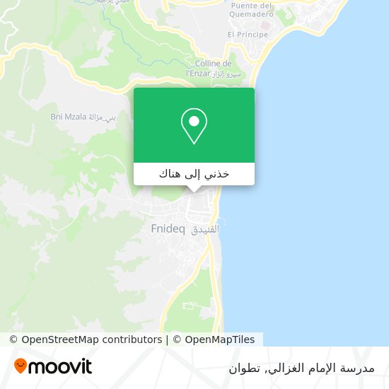 خريطة مدرسة الإمام الغزالي
