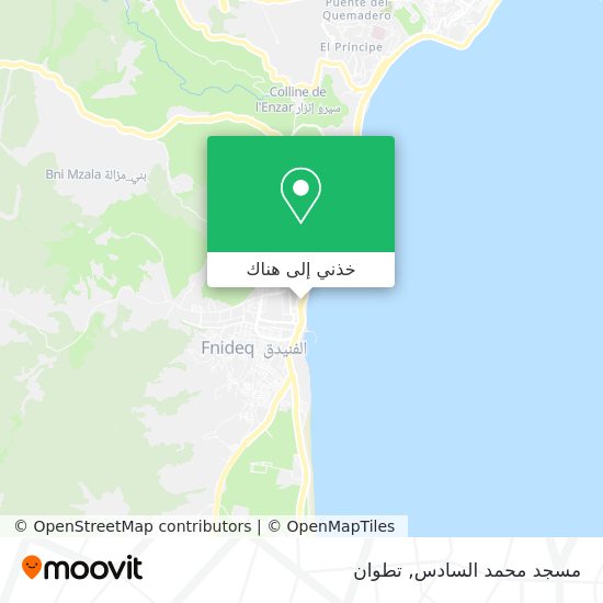 خريطة مسجد محمد السادس