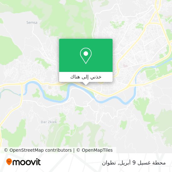 خريطة محطة غسيل 9 أبريل