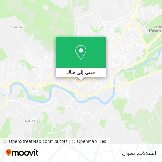 خريطة الشلالات