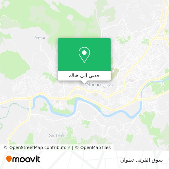 خريطة سوق القرنة