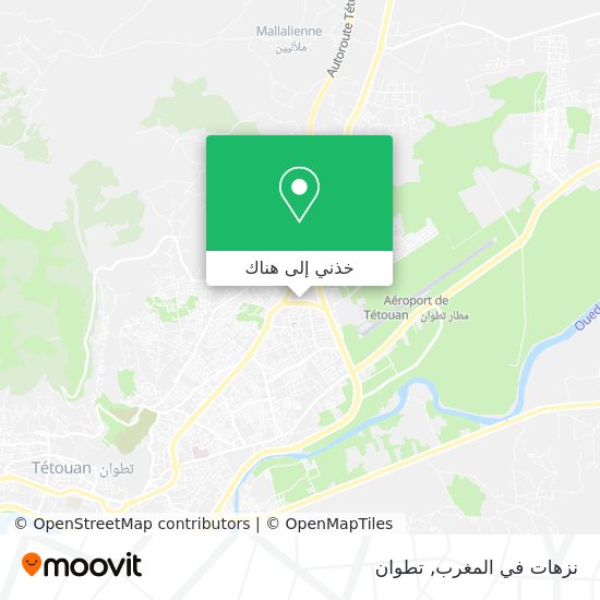 خريطة نزهات في المغرب