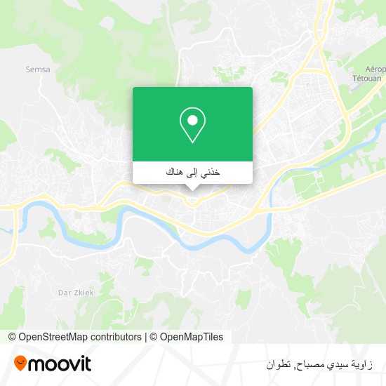 خريطة زاوية سيدي مصباح