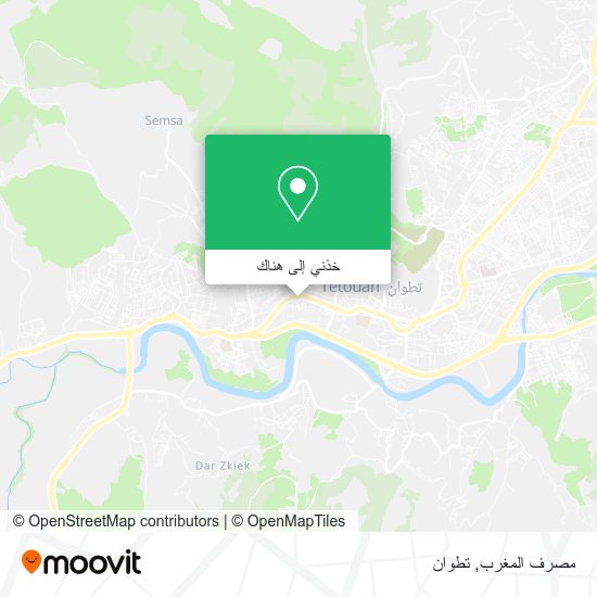 خريطة مصرف المغرب