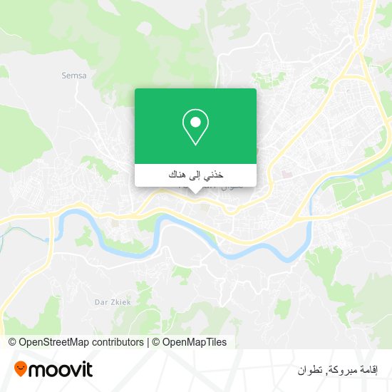 خريطة إقامة مبروكة