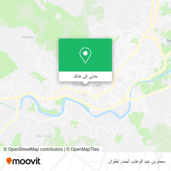 خريطة محام بن عبد الوهاب أحمد