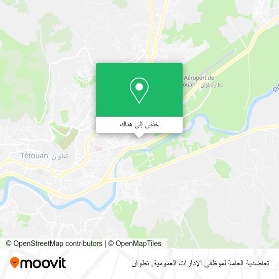 خريطة تعاضدية العامة لموظفي الإدارات العمومية