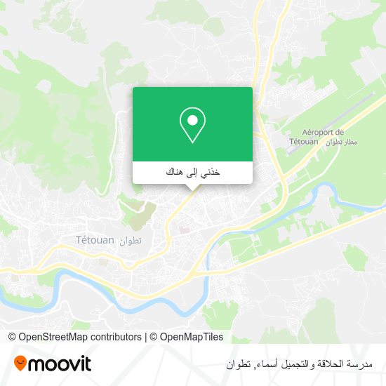 خريطة مدرسة الحلاقة والتجميل أسماء