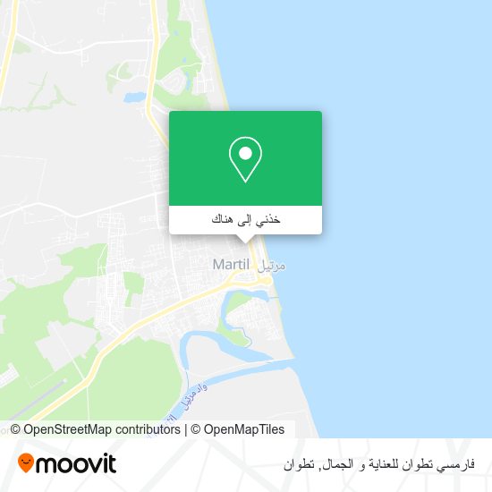 خريطة فارمسي تطوان للعناية و الجمال