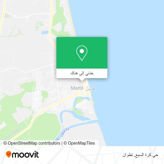 خريطة حي كرة السبع