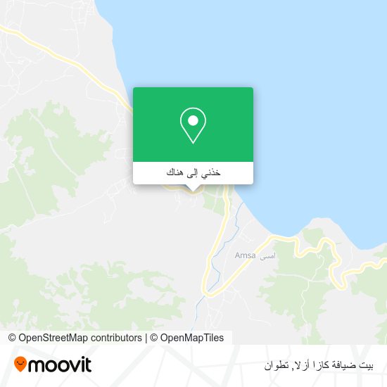 خريطة بيت ضيافة كازا أزلا