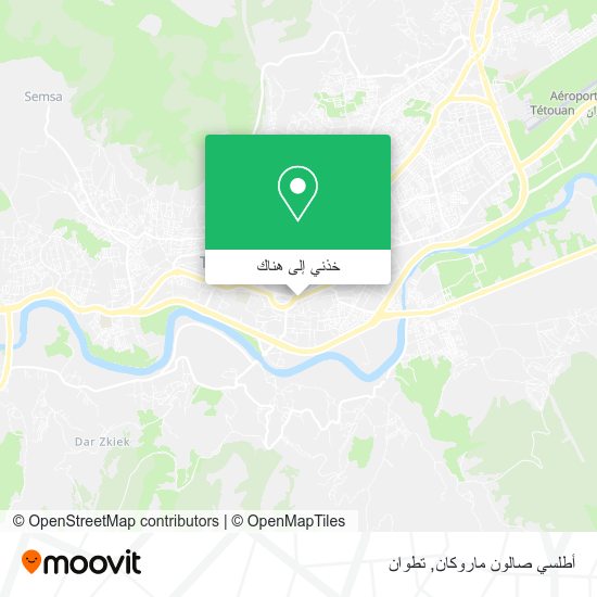 خريطة أطلسي صالون ماروكان