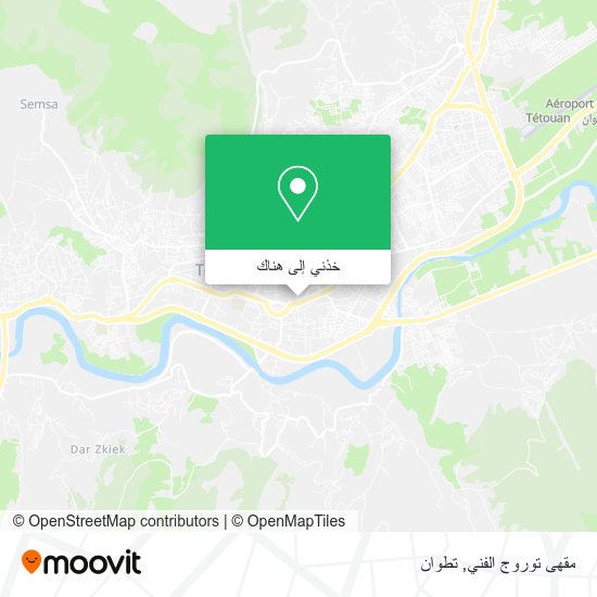خريطة مقهى توروج الفني