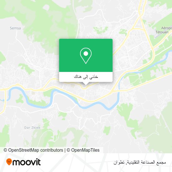 خريطة مجمع الصناعة التقليدية