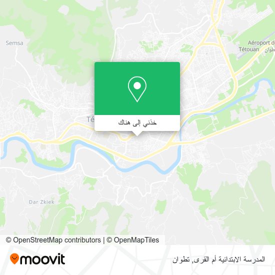خريطة المدرسة الابتدائية أم القرى
