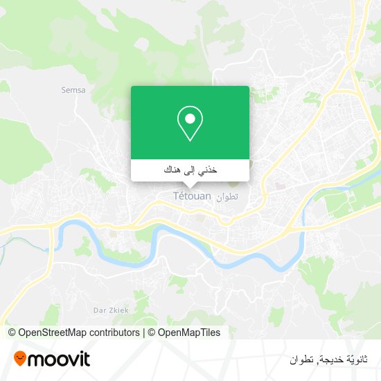 خريطة ثانويّة خديجة