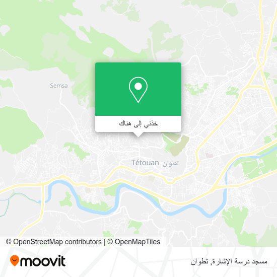 خريطة مسجد درسة الإشارة