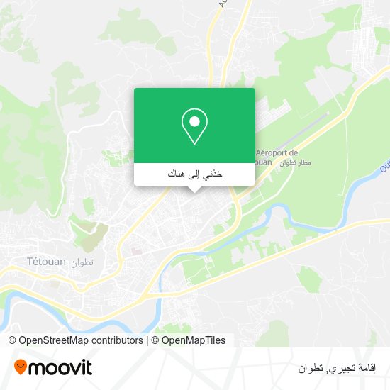 خريطة إقامة تجيري