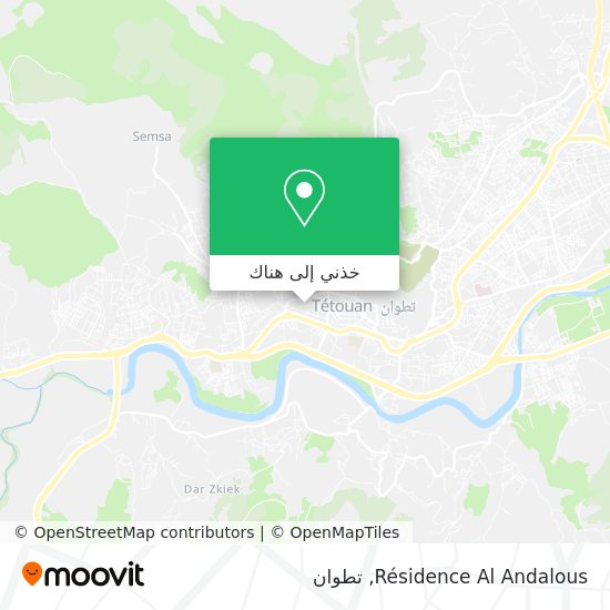 خريطة Résidence Al Andalous