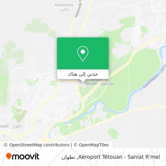 خريطة Aéroport Tétouan - Saniat R'mel