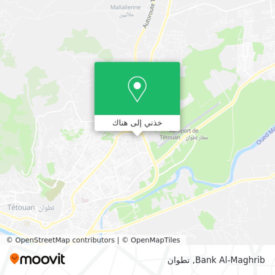 خريطة Bank Al-Maghrib