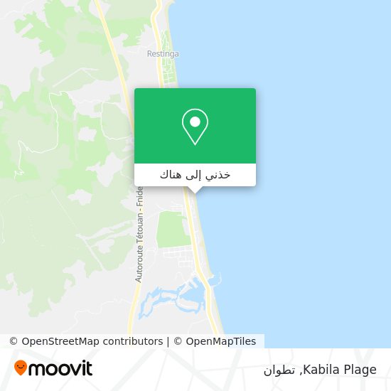 خريطة Kabila Plage