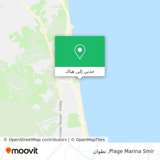 خريطة Plage Marina Smir