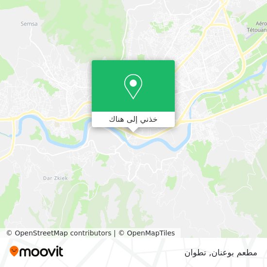 خريطة مطعم بوعنان