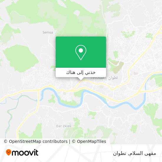 خريطة مقهى السلام