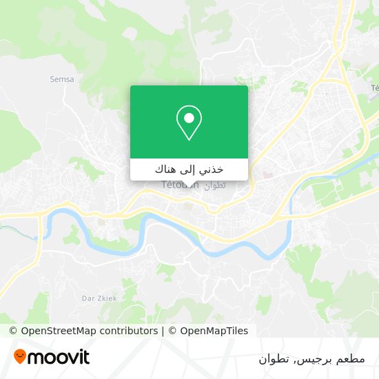 خريطة مطعم برجيس