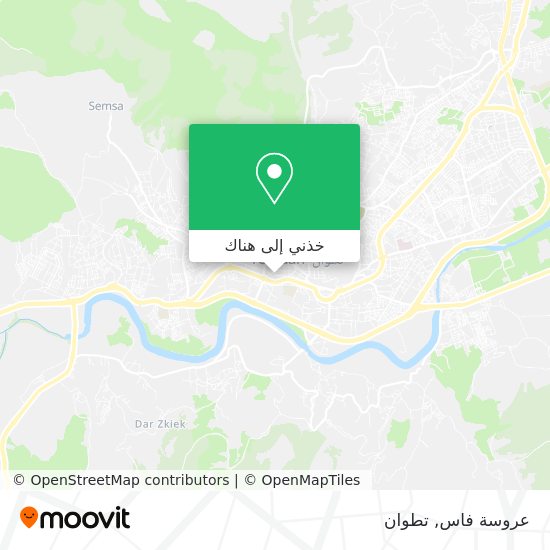 خريطة عروسة فاس