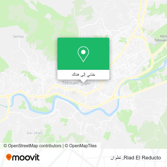 خريطة Riad El Reducto