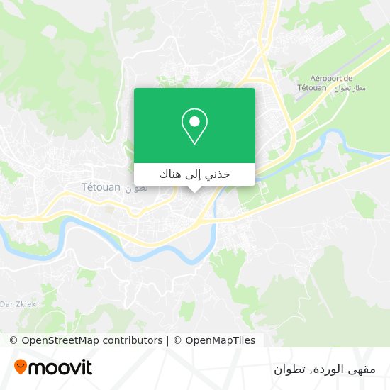 خريطة مقهى الوردة