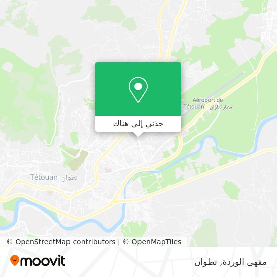 خريطة مقهى الوردة