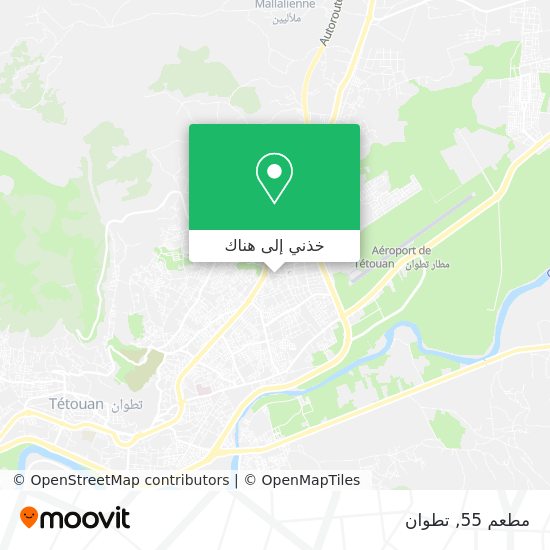 خريطة مطعم 55