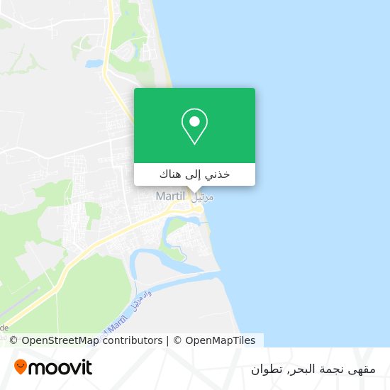 خريطة مقهى نجمة البحر