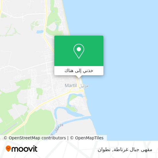 خريطة مقهى جبال غرناطة