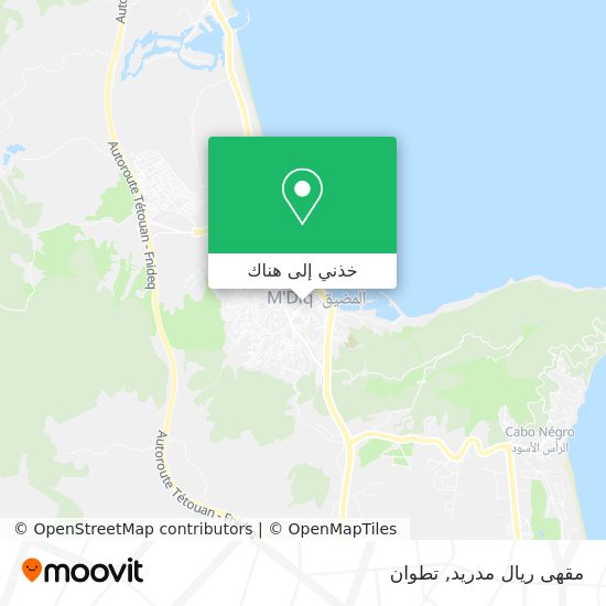 خريطة مقهى ريال مدريد