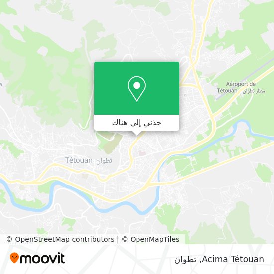 خريطة Acima Tétouan