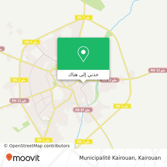 خريطة Municipalité Kairouan