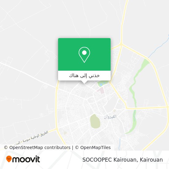 خريطة SOCOOPEC Kairouan