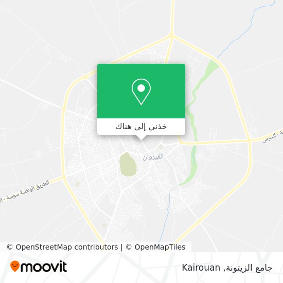 خريطة جامع الزيتونة