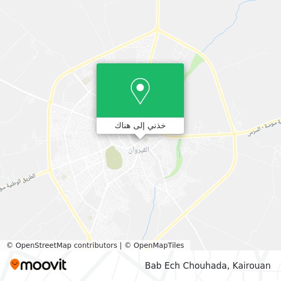 خريطة Bab Ech Chouhada