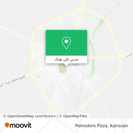 خريطة Pomodoro Pizza