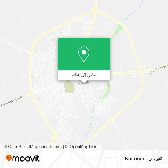 خريطة القيروان