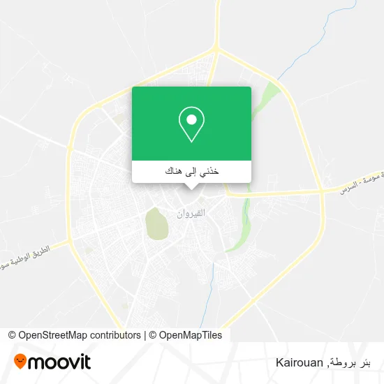خريطة بئر بروطة