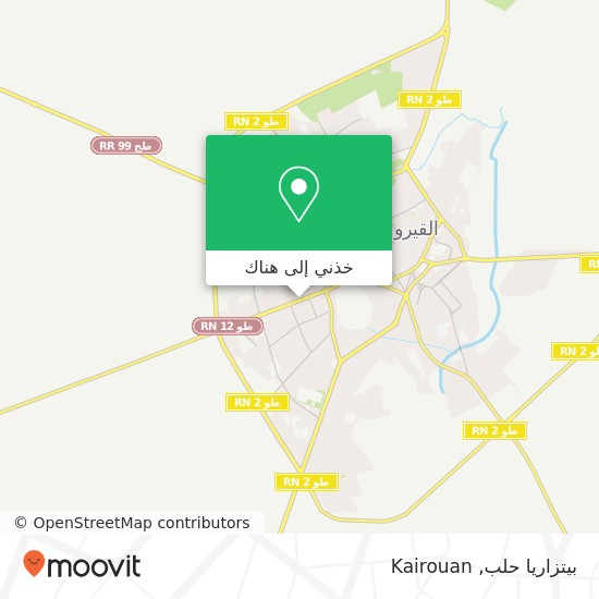 خريطة بيتزاريا حلب, القيروان الشمالية, القيروان
