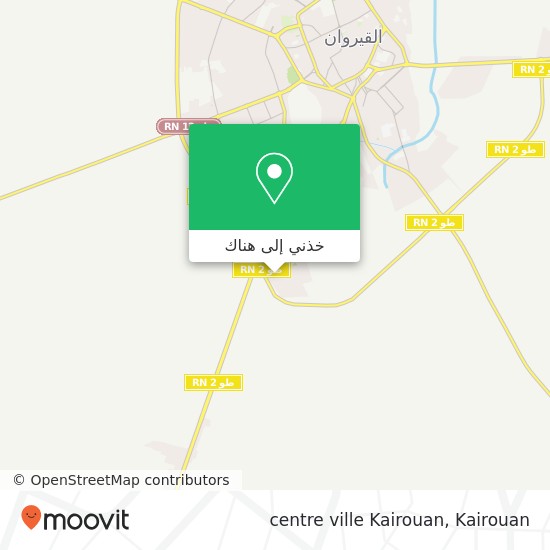 خريطة centre ville Kairouan