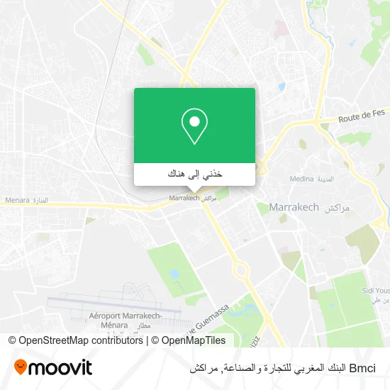 خريطة Bmci البنك المغربي للتجارة والصناعة