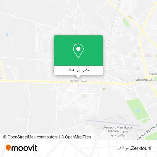 خريطة Zerktouni